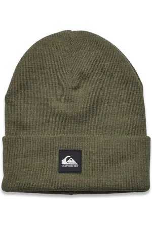 Quiksilver Brigade Youth Beanie Accessories Headwear Hats Beanie Khaki Green