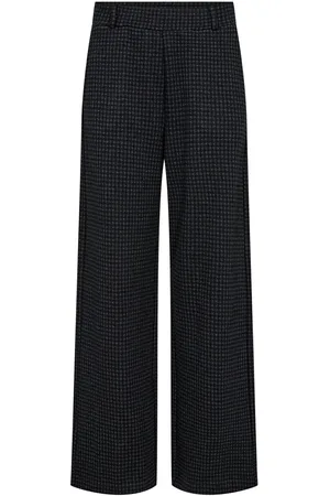soyaconcept Sc-Isobel Bottoms Trousers Wide Leg Black
