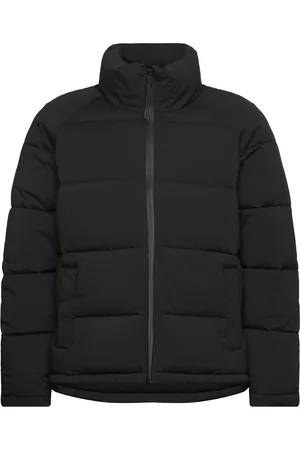 Revolution Raglan Puffer Vuorillinen Takki Topattu Takki Black