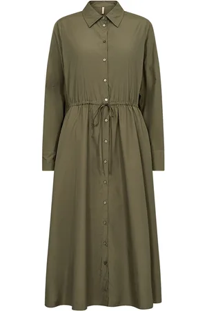 soyaconcept Sc-Netti Maksimekko Juhlamekko Khaki Green