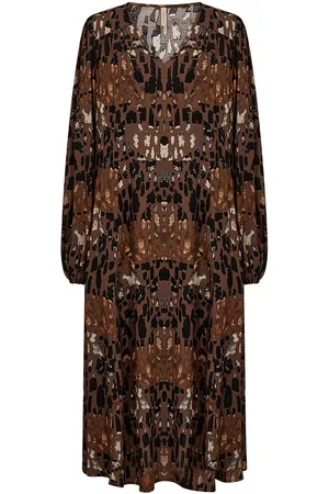 soyaconcept Sc-Ima Polvipituinen Mekko Brown