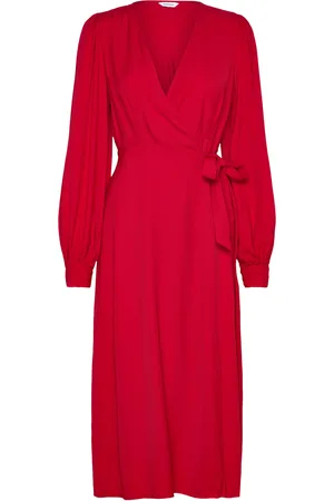 BUBBLEROOM True Wrap Dress Maksimekko Juhlamekko Red