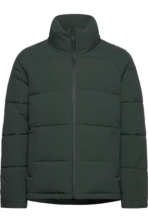 Revolution Raglan Puffer Vuorillinen Takki Topattu Takki Green