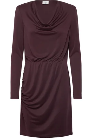 Dante 6 Orion Jersey Mini Dress Lyhyt Mekko Burgundy