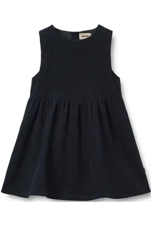 WHEAT Dress Corduroy Thelma Dresses & Skirts Dresses Casual Dresses Sleeveless Casual Dresses Navy