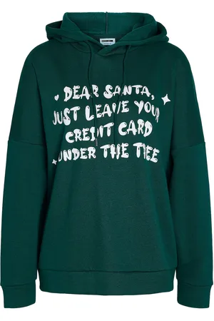 Noisy May Nmalden L/S Christmas Sweat Jrs Tops Sweat-shirts & Hoodies Hoodies Green