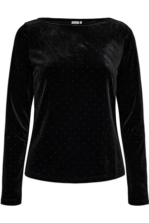 Numph Nudria Blouse Tops Blouses Long-sleeved Black