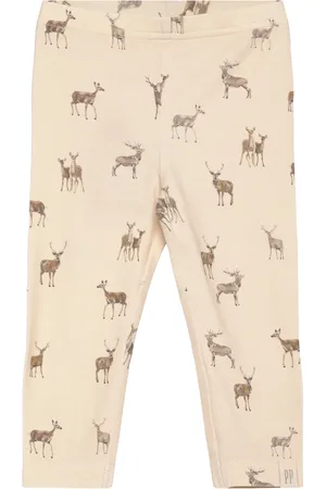 Petit Piao Legging Printed Bottoms Leggings Cream