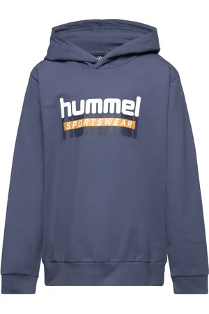 Hummel Hmltukas Hoodie Tops Sweat-shirts & Hoodies Hoodies Blue