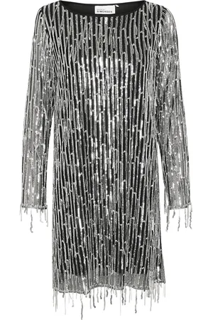 Karen by Simonsen Kbsandie Dress Lyhyt Mekko Silver