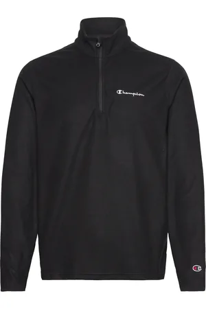 Champion Half Zip Top Tops Sweat-shirts & Hoodies Sweat-shirts Black