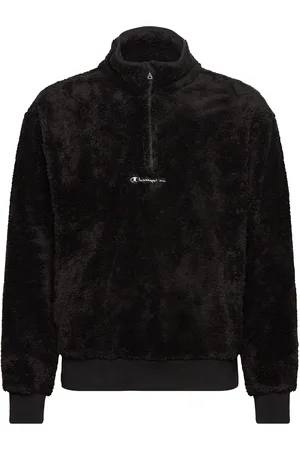 Champion Half Zip Top Tops Sweat-shirts & Hoodies Sweat-shirts Black