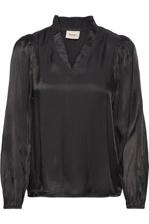 FRANSA Fryolanda Bl 2 Tops Blouses Long-sleeved Black