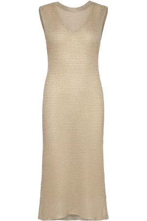 Copenhagen Muse Cmmetesa-Dress Polvipituinen Mekko Gold