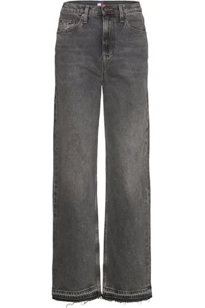 Tommy Hilfiger Layla Hr Slim Straight Ai6184 Bottoms Jeans Straight-regular Black