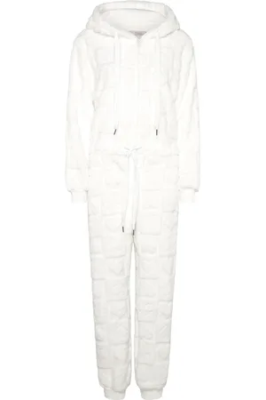 Missya Teddy Jumpsuit Pyjama White