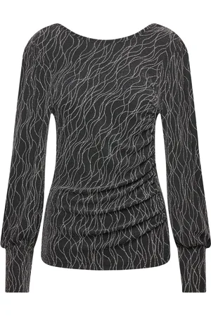 Pulz jeans Pzhazel Blouse Tops Blouses Long-sleeved Silver