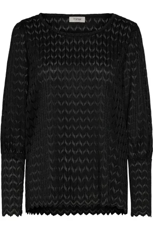 FRANSA Frchantal Bl 1 Tops Blouses Long-sleeved Black