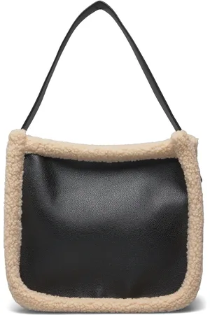 Pieces® Pcpuk Teddy Daily Bag Bags Small Shoulder Bags-crossbody Bags Black