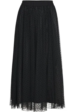 Andiata Hellen 90 V Skirts Maxi Skirts Black