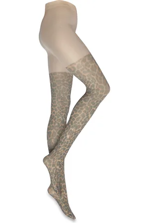 Lindex Tights 50 Den Leo Aop Lingerie Pantyhose Beige