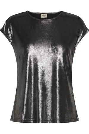 FRANSA Frfranny Tee 1 Tops T-shirts & Tops Short-sleeved Silver