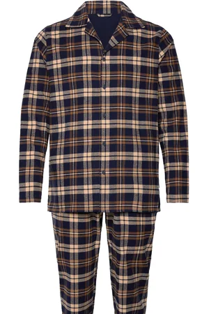 JBS Pyjamas Flannel Pyjama Navy