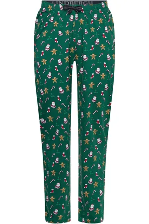 Lindbergh X-Mas Pyjama Pants Pyjama Green