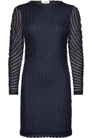 Soaked in Luxury Slsolveig Dress Polvipituinen Mekko Navy