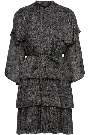 Bruuns Bazaar Laurusbbmarisan Dress Lyhyt Mekko Black