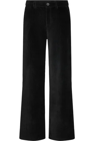 Pulz jeans Pzcamilia Hw Pant Bottoms Trousers Wide Leg Black