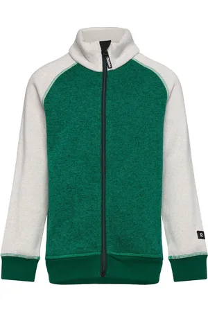 Reima Fleece Sweater, Neulomus Outerwear Fleece Outerwear Fleece Jackets Green