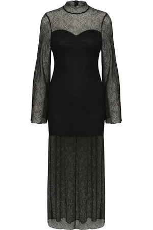 Gestuz Laiagz Lace Dress Maksimekko Juhlamekko Black