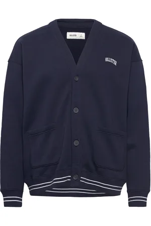 Hollister Hco. Guys Sweatshirts Tops Knitwear Cardigans Navy