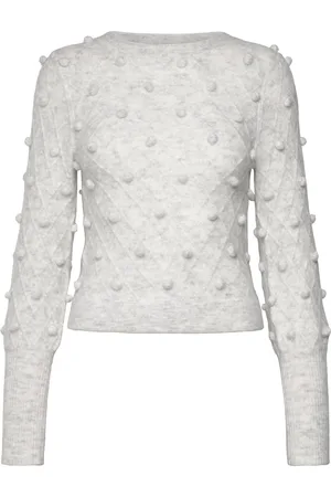 Ella&il Erin Alpaca Sweater Tops Knitwear Jumpers Grey