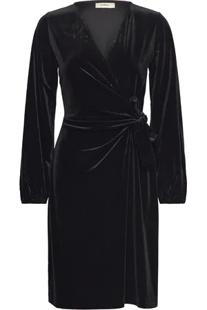INWEAR Brynniw Goriel Wrap Dress Lyhyt Mekko Black