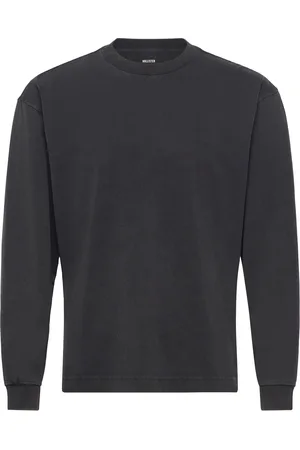 Hollister Hco. Guys Knits Tops T-shirts Long-sleeved Black