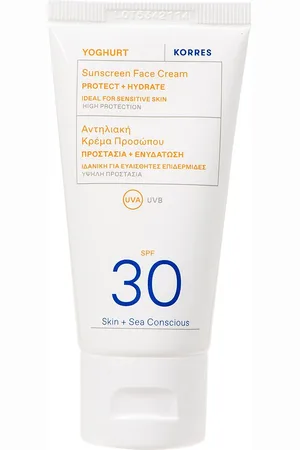 Korres Yoghurt Face Sunscreen Spf 30 Aurinkorasva Kasvot Nude