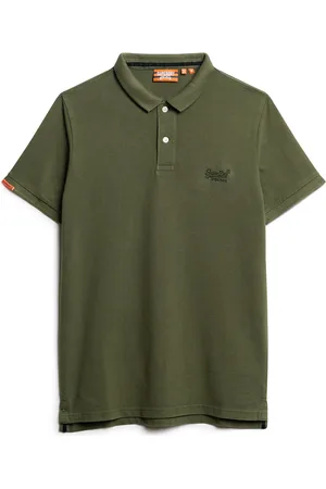 Superdry Vint Destroy Polo Tops Polos Short-sleeved Green