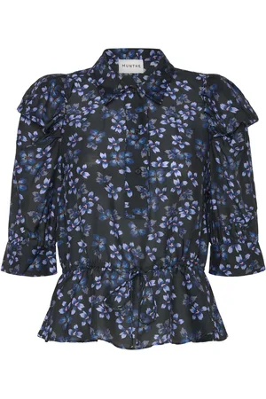 Munthe Sonia Tops Shirts Short-sleeved Black