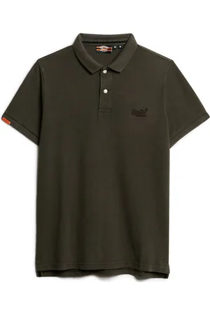 Superdry Vint Destroy Polo Tops Polos Short-sleeved Green