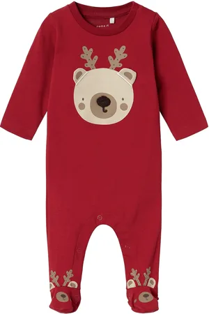 NAME IT Nbnricho Ls Suit Pyjama Sie Jumpsuit Haalari Red