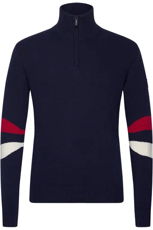 Rossignol Signature Hz Knit Sport Men Sport Clothing Sport Sweat-shirts & Hoodies Sport Knitwear Navy