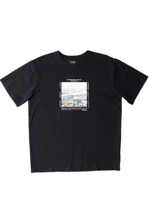 Clean Cut Sortedamssøen Organic T-Shirt Tops T-shirts Short-sleeved Black