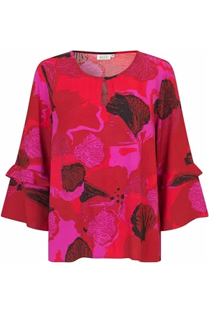 Masai Mabimelda Tops Blouses Long-sleeved Red