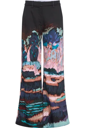 Munthe Eileen Bottoms Trousers Wide Leg Black