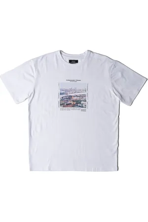 Clean Cut Sortedamssøen Organic T-Shirt Tops T-shirts Short-sleeved White