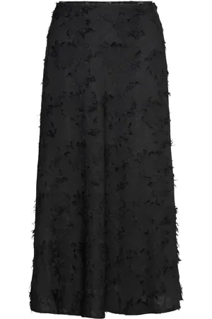 Soaked in Luxury Slbettie Anna Skirt Skirts Knee-length & Midi Skirts Black