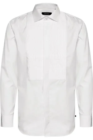 Matinique Mamarc Tux Tops Shirts Tuxedo Shirts White