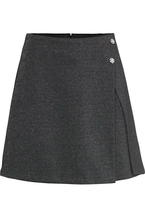 Freequent Fqnannilux-Skirt Skirts Short Skirts Grey